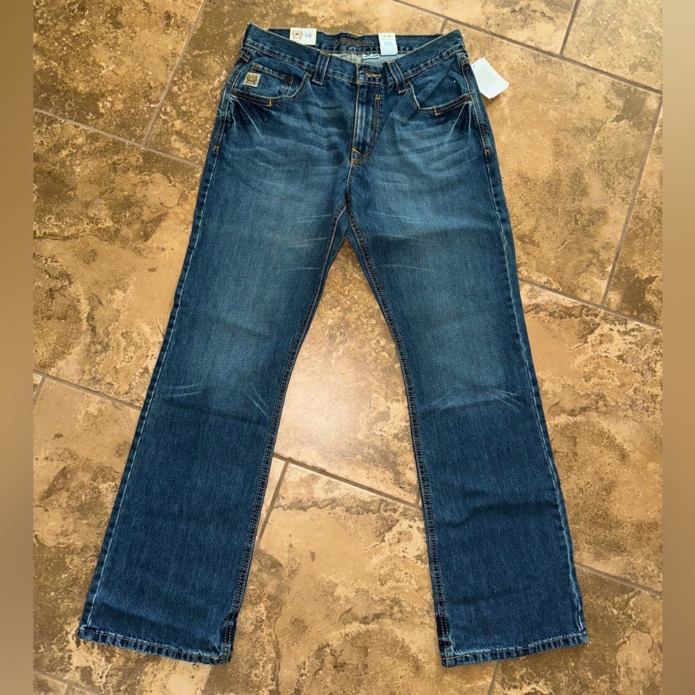 Cinch Men's Boot Cut Leg Blue Jeans